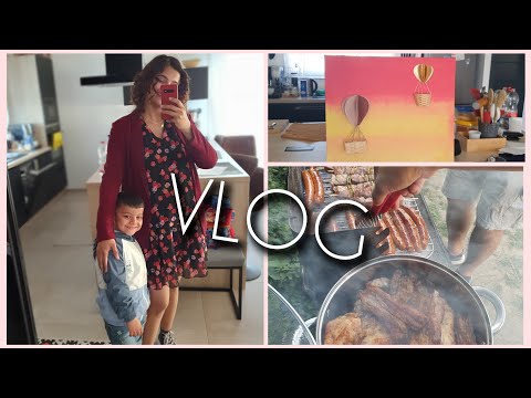 Vlog/პირველი დედის დღის საჩუქარი🥺❤ ჩინური ტორტი/მწვადი და კარგი ამინდი☀️